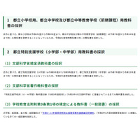 東京都、2027年度使用教科書を採択…小・中学校は前年度と同一 画像