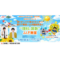 【夏休み2026】三菱みなとみらい技術館、理科・算数のふしぎ教室8/8 画像