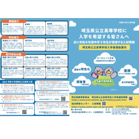 【高校受験2027】埼玉公立、全員面接とマーク式導入…変更点まとめ 画像