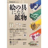 体験イベント「絵の具になる鉱物」地質標本館11/7 画像