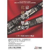 京大化研100周年「京都の化学」10/7から特別展 画像