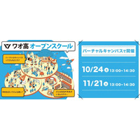 バーチャルキャンパス授業体験「ワオ高校オープンスクール」10-11月 画像