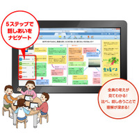 小中学校の恊働学習支援ソフト「話しあい名人」がジャストスマイルに新搭載 画像