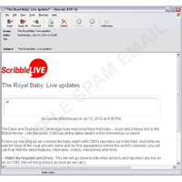 英ロイヤルベビー誕生に便乗したスパムが急拡散、トレンドマイクロが注意喚起 画像
