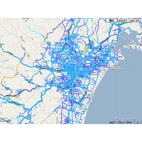 Androアプリ「通れた道路マップ」1日6回更新…被災地の復旧を速やかに反映 画像