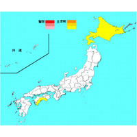 【インフルエンザ2013】北海道と高知県の3か所で注意報レベル超え 画像