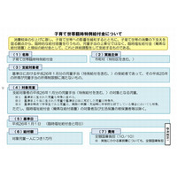 子育て臨時給付金、消費税増税に伴い児童1人に1万円 画像