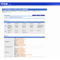 【大学受験2014】各予備校が解答速報、上智や関関立など 画像