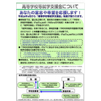 2014年4月からの「就学支援金制度」とは…公立高校無償制度は廃止 画像