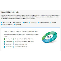 4技能型の英語能力テスト「TEAP」、2014年度総申込者数1万人超え 画像