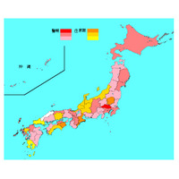 【インフルエンザ14-15】12都道府県で警報発令 画像