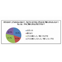 五月人形とこいのぼり、購入しない理由1位は「住宅環境」 画像