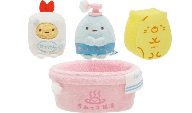 すみっコ銭湯 てのりぬいぐるみ 完売品 POPUP限定品 すみっコぐらし」
