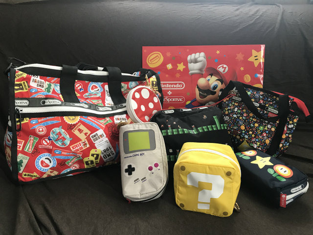 Lesportsacと任天堂 親子で使えるコラボバッグ ポーチ リセマム Lesportsacと任天堂 親子で使えるコラボバッグ ポーチ リセマム
