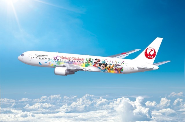 専用！JAL ミッキーマウス ボーイング747 JAL初のディズニー塗装機が蘇る！ 30周年記念で747SRがモデル