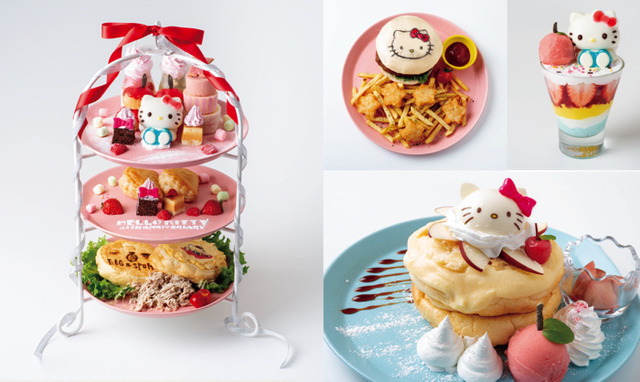 大好物はアップルパイ「ハローキティ」誕生45周年記念カフェ1/16