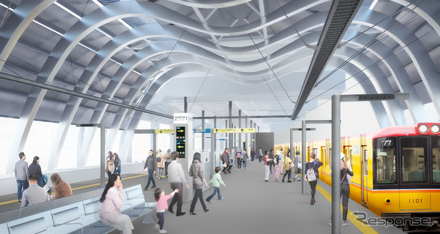開放的なm型アーチ 銀座線渋谷の新駅舎 年1月移設 リセマム 開放的なm型アーチ 銀座線渋谷の新駅舎 年1月移設 リセマム