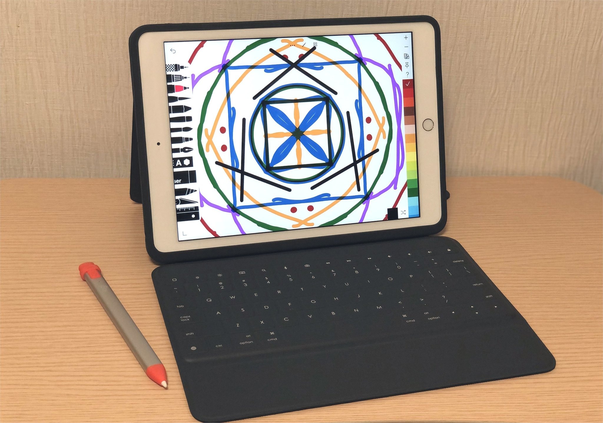 iPadを万能の文房具にするロジクールのキーボードケースRUGGED FOLIOと 