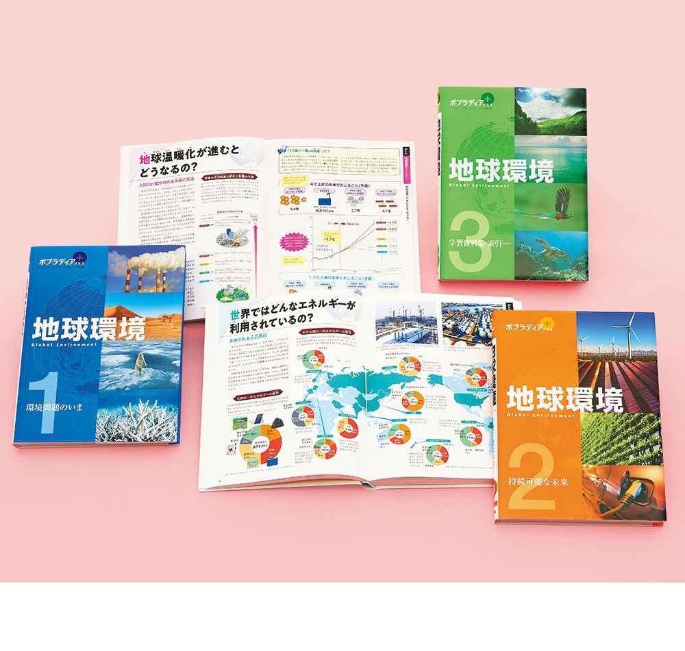 環境学習に最適「ポプラディア プラス 地球環境」全3巻 | リセマム
