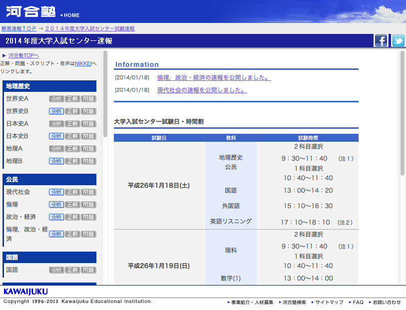 センター試験過去問研究 世界史B 2014年版 センター試験過去問研究 数学I・A/II・B (2014年版 センター赤本