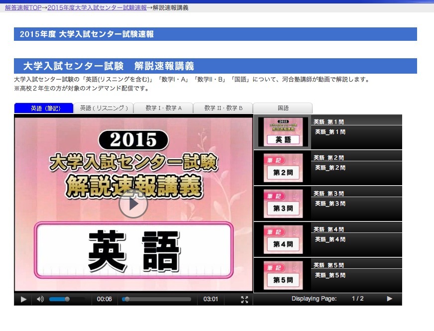 河合塾　センター リサーチ　大学入試センター試験　分析データ集　1995年 河合塾 センター リサーチ 大学入試センター試験 分析データ集 1995年
