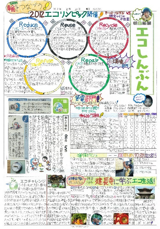 朝日エコしんぶんコンクール 小学生親子で考える身近なエコ作品募集 2枚目の写真 画像 リセマム