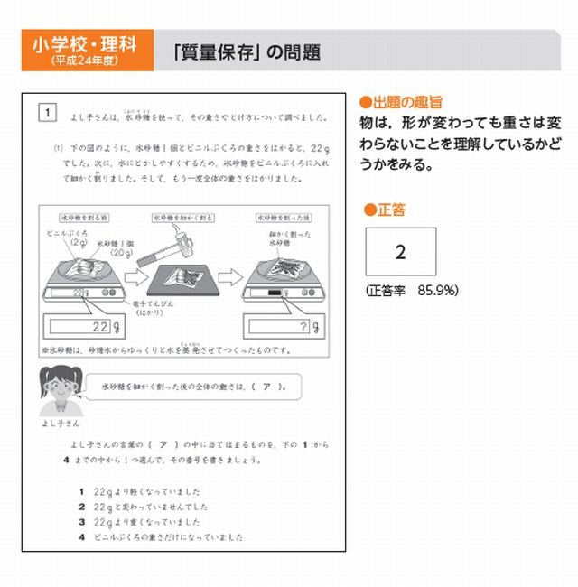 全国学力テスト 平成27年度のリーフレット作成 追加の理科問題例も 2枚目の写真 画像 リセマム