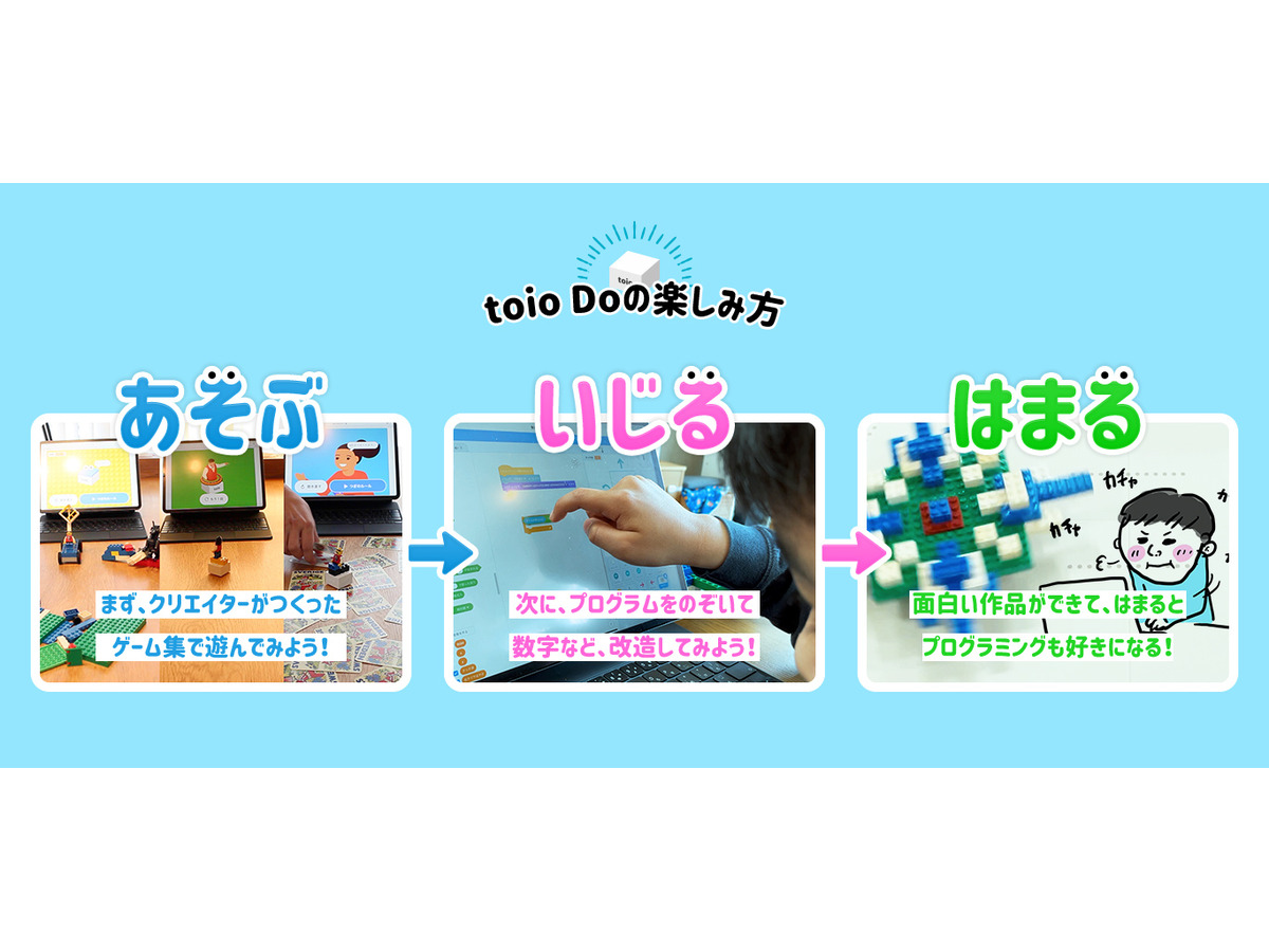 ロボットトイtoio プログラミングサービス開始 1枚目の写真 画像 リセマム