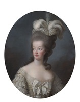 エリザベト=ルイーズ・ ヴィジェ・ル・ブランと工房 「王妃マリー・アントワネット」 1778年以降 ブルトゥイユ城 (c) 吉田タイスケ/NTV