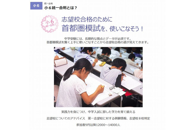 【中学受験2016】首都圏模試4/19、学校別の志願者平均偏差値など 画像