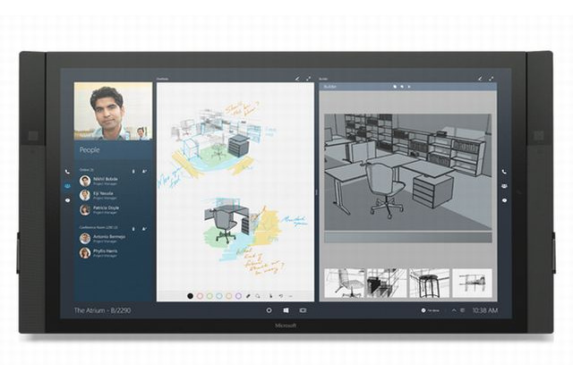 マイクロソフト、大画面コラボレーションデバイスを発売 画像