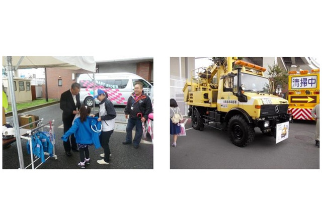 ウニモグやパトロールカーが集合、働く車の展示や体験乗車10/3 画像