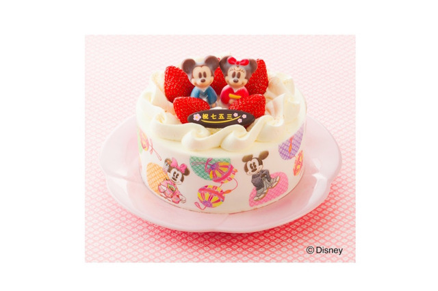 ディズニーキャラで華やかに…「七五三」ケーキ予約受付開始 画像