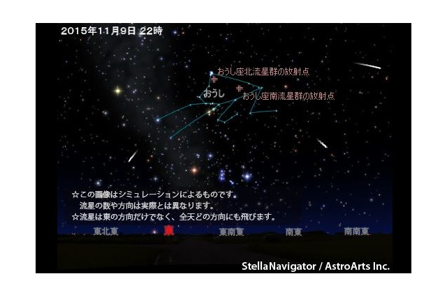 おうし座&しし座流星群、観察に好条件…ピークは11/13と11/18 画像