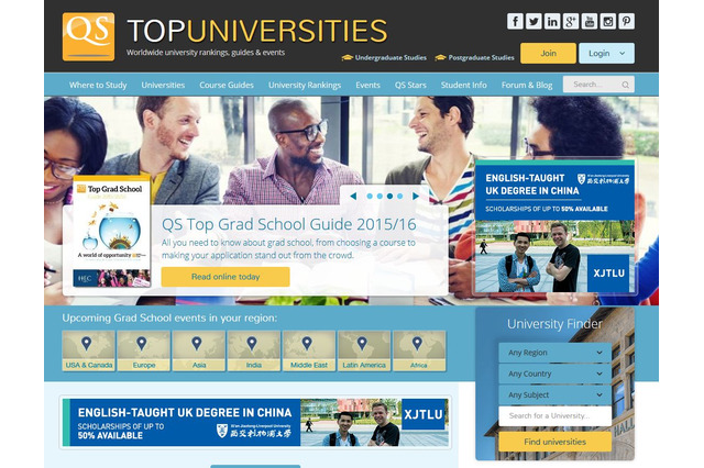 QSが世界の若い大学ランキング発表、国内唯一のランクインは15位 画像
