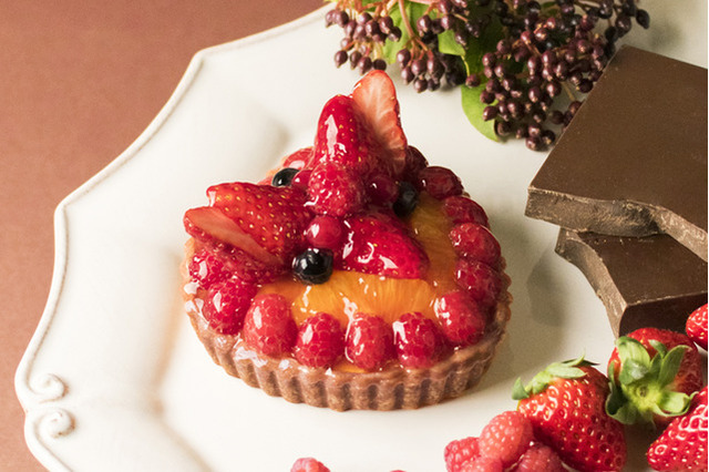 キル フェ ボン、バレンタイン7日間限定のチョコケーキ 画像