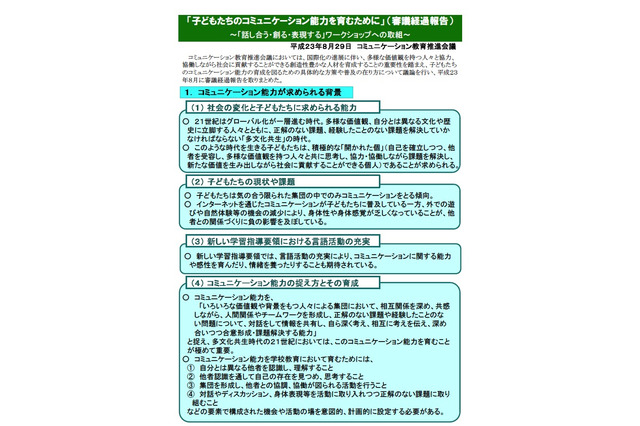 芸術表現の体験がコミュニケーション能力の育成に効果…文科省 画像
