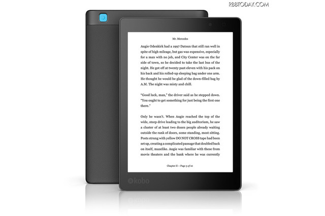 楽天、ブルーライト調整が可能な電子書籍リーダー「Kobo Aura ONE」発売 画像