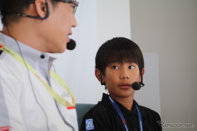 「準備が大切」中学生がSUPER GTの場内実況に挑戦、ZF KIDS DREAM JOB 画像