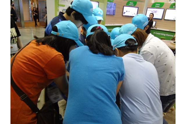 【e-Learning Korea】子ども記者団が注目したSMARTデスク 画像