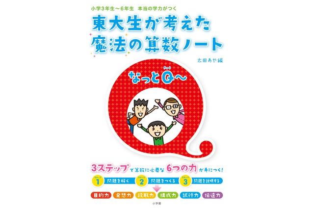 文章題が苦手な小3〜6に「東大生が考えた魔法の算数ノート 文章題なっとQ〜」 画像