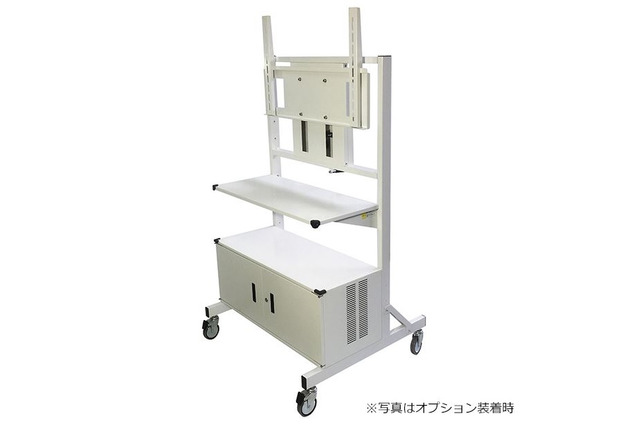 回転ハンドル採用、大型ディスプレイ対応スタンド2種…オーエス 画像