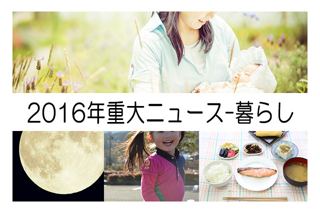 【2016年重大ニュース-暮らし】人気の街や家計収入、いじめ問題…家族の衣食住 画像