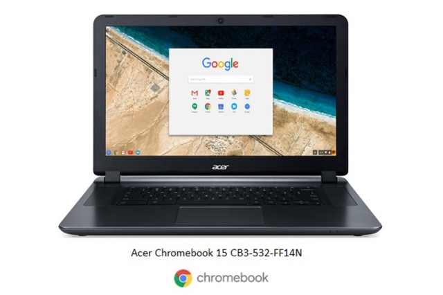 エイサー初、15.6型フルHD搭載Chromebookを2/20発売 画像