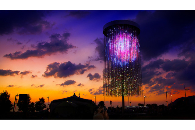 【春休み2017】チームラボ「人と木々とクリスタル花火」横浜3/25より 画像