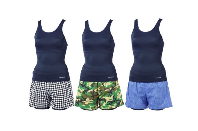 学校とプライベート両方使えるハイブリットスクール水着、3種発売 画像