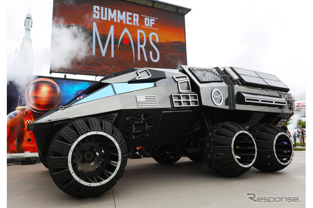 NASA、火星探査車のコンセプトモデルを披露 画像
