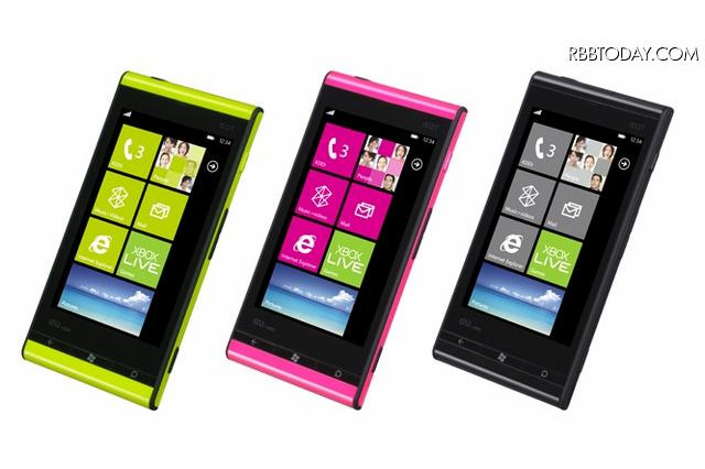 KDDIのWindows Phone IS12Tが「@ezweb.ne.jp」に対応 画像