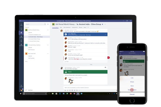 Microsoft Teams、教育機関向けに無償提供 画像