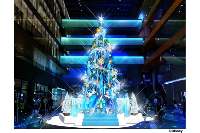 二子玉川と銀座に「アナ雪」クリスマスツリー登場…11/10から 画像